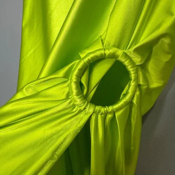 PQ SWIM lime tinsley ring dress size M/L - Picture 6 of 13